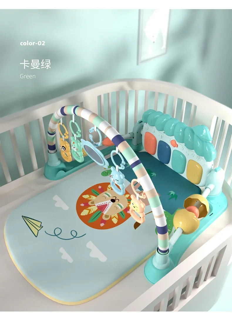 Baby Fitness Piano Mats Cute Toddler Indoor Activity Crawling Musical Educational Gym Soft Playmat For Newborn Baby Infant Gifts
