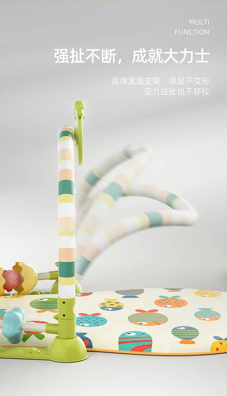 Baby Fitness Piano Mats Cute Toddler Indoor Activity Crawling Musical Educational Gym Soft Playmat For Newborn Baby Infant Gifts