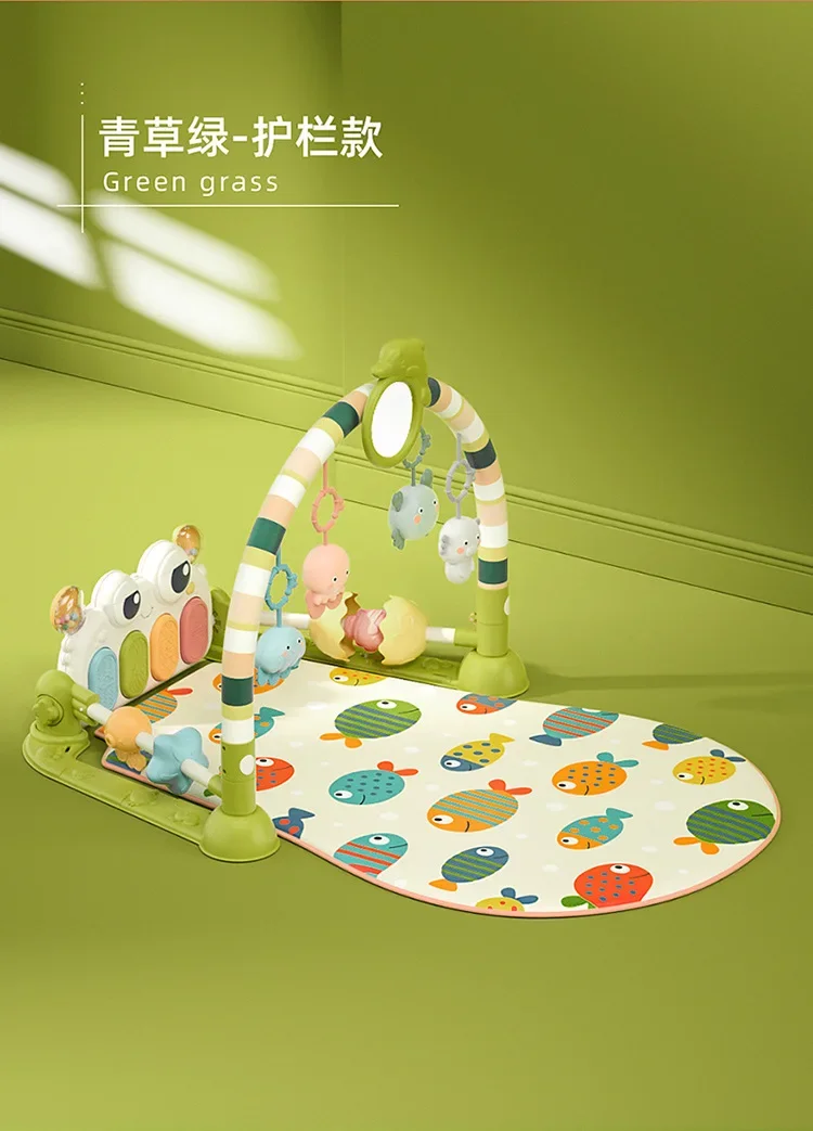 Baby Fitness Piano Mats Cute Toddler Indoor Activity Crawling Musical Educational Gym Soft Playmat For Newborn Baby Infant Gifts