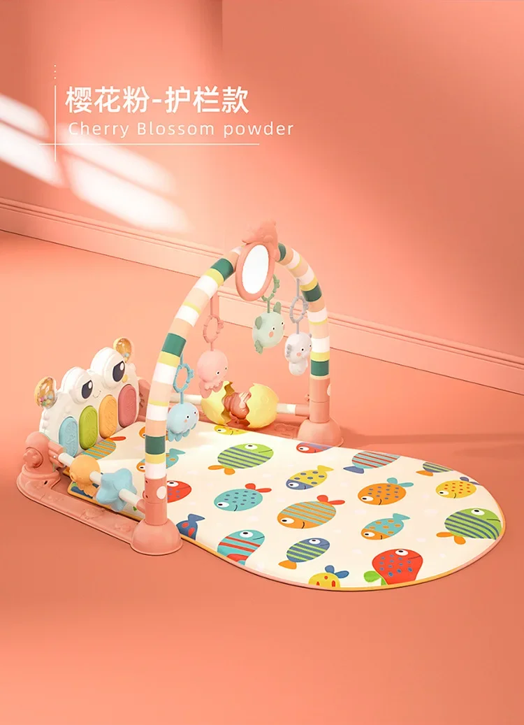 Baby Fitness Piano Mats Cute Toddler Indoor Activity Crawling Musical Educational Gym Soft Playmat For Newborn Baby Infant Gifts