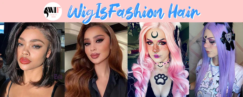 WIF Grey Straight Lace Front Wig Silk Straight Free Part Synthetic Wigs Hair Extension Natural Hairline Cosplay Use Woman Hair