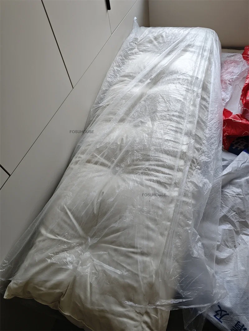 Simple Triangle Backrest Headboards Flannel Soft Cushion Pillow Creative Bedroom Furniture Home Tatami Double Queen Bed CushionN