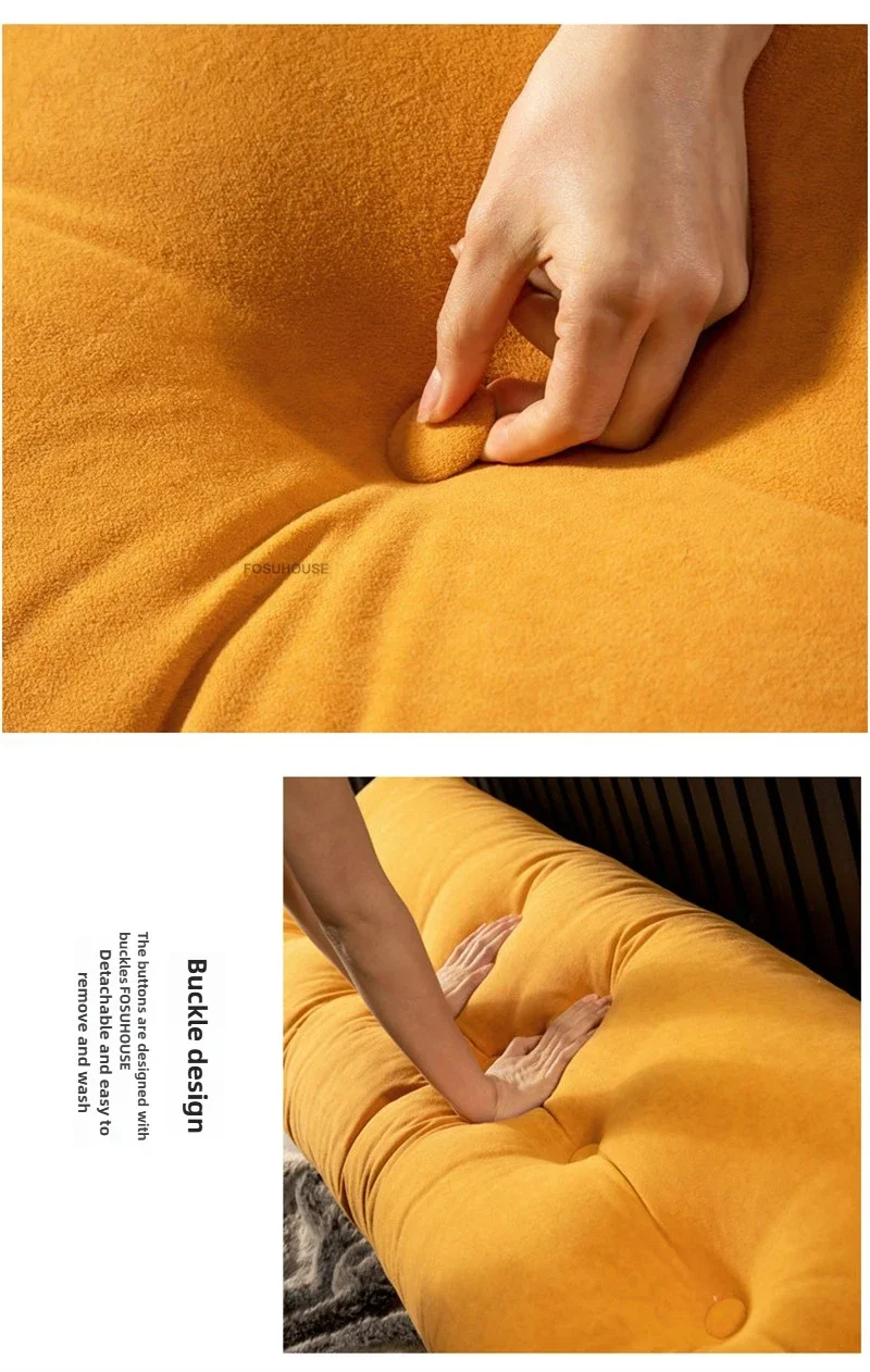 Simple Triangle Backrest Headboards Flannel Soft Cushion Pillow Creative Bedroom Furniture Home Tatami Double Queen Bed CushionN