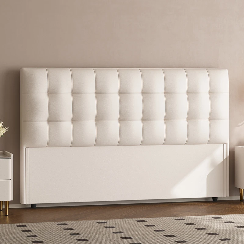 Leather Headboard Soft Bag Simple Modern Floor Master Bedroom High-end Minimalist Black Light Luxury Bedside Single Buy