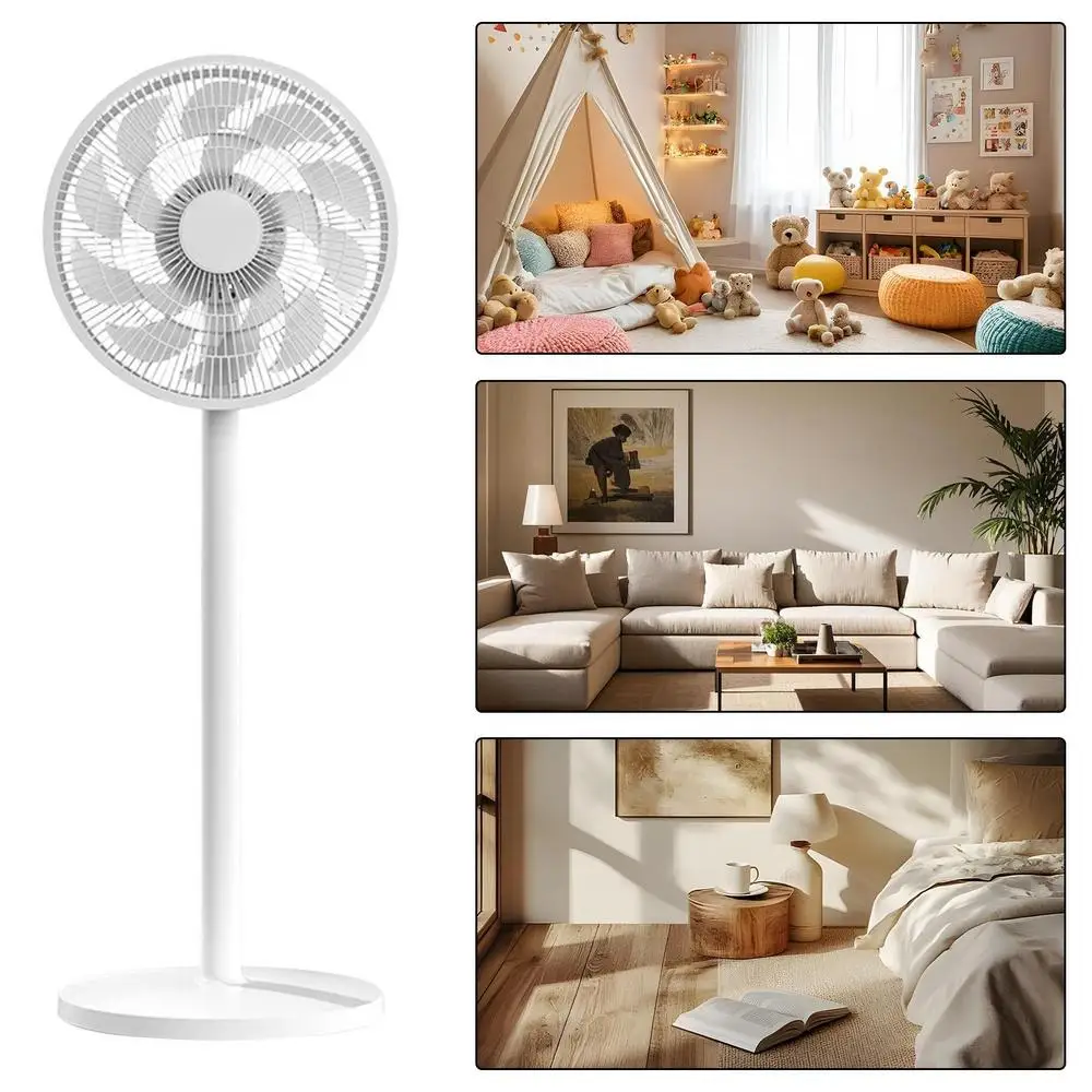 Electric Fan Fans For Bedroom Oscillating Pedestal Cooling Tool Air Cooler For College Dorm Office Indoor Living Room Home