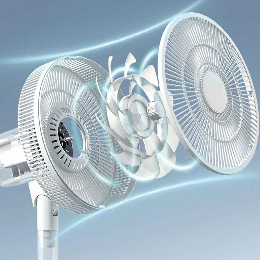 Electric Fan Fans For Bedroom Oscillating Pedestal Cooling Tool Air Cooler For College Dorm Office Indoor Living Room Home