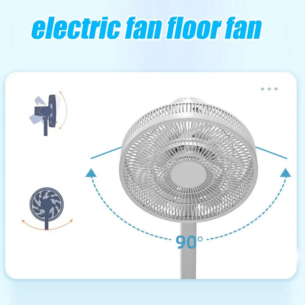 Electric Fan Fans For Bedroom Oscillating Pedestal Cooling Tool Air Cooler For College Dorm Office Indoor Living Room Home