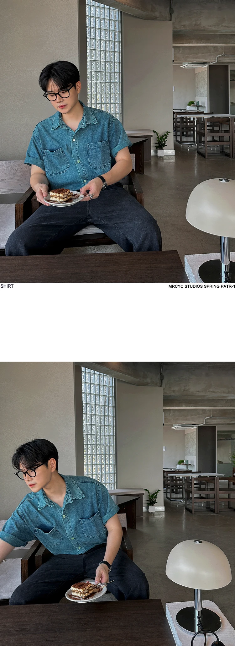 Denim Shirts Men Shirt Blouses Summer Top Casual Turn Down Collar Punk Biker Single Breasted Hip Pop Top Streetwear Shirts 2025