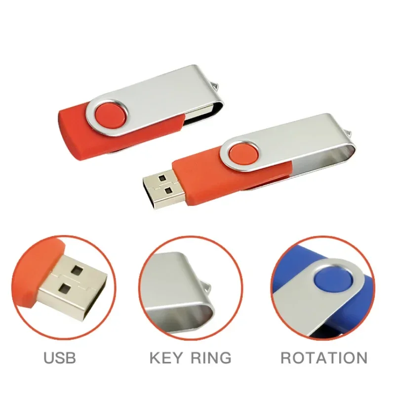 Custom Logo USB 2.0 Pendrive 128GB 64GB 32GB 8GB USB Flash Drive 4GB 2GB Free laser logo 2.0 USB Flash Drive Stick Best Gift
