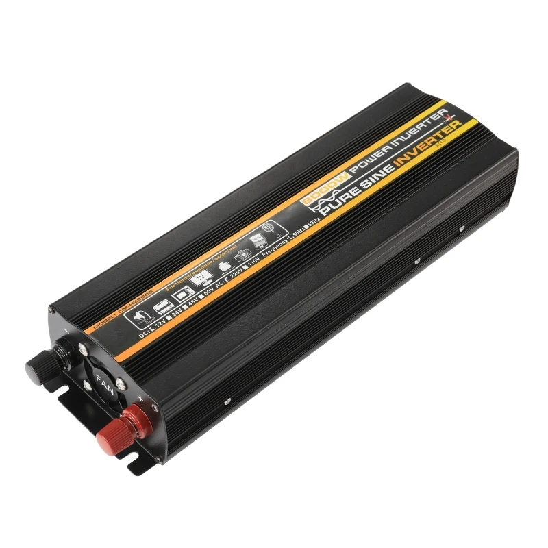 Pure Sine Wave Car Inverter Power Inverter DC12/24/48V To AC 110/220V Socket Converter for Car Home Outdoor Power Inverter 8000W