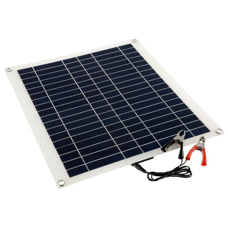 110V/220V Solar Power System 20W Solar Panel Battery Charge 30A Controller 6000W 12V 220V Inverter Complete Power Generation Kit
