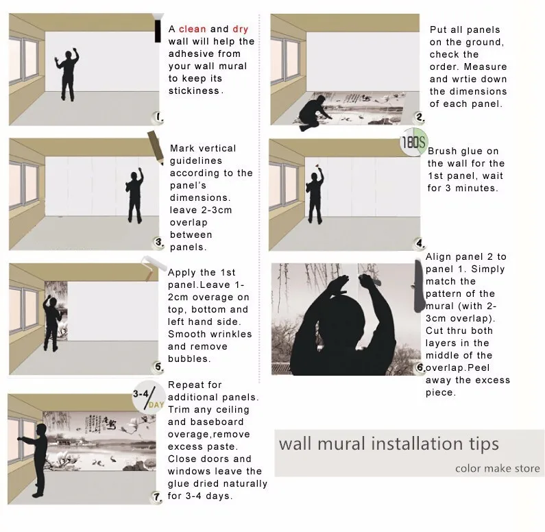 Cartoon children's room wallpaper, girl's bedroom background wallpaper, environmentally friendly clouds, cat customized mural