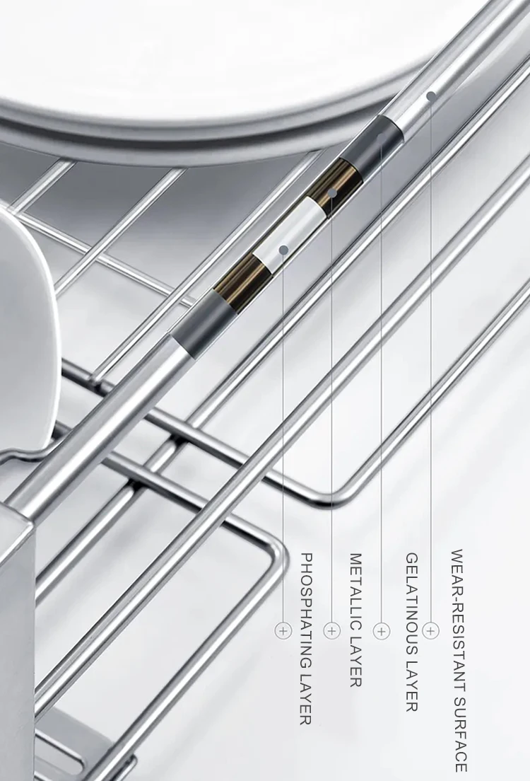 Modern Stainless Steel Pull-Out Drawer Basket For Kitchen Cabinets Iron Material In-Cabinet Storage