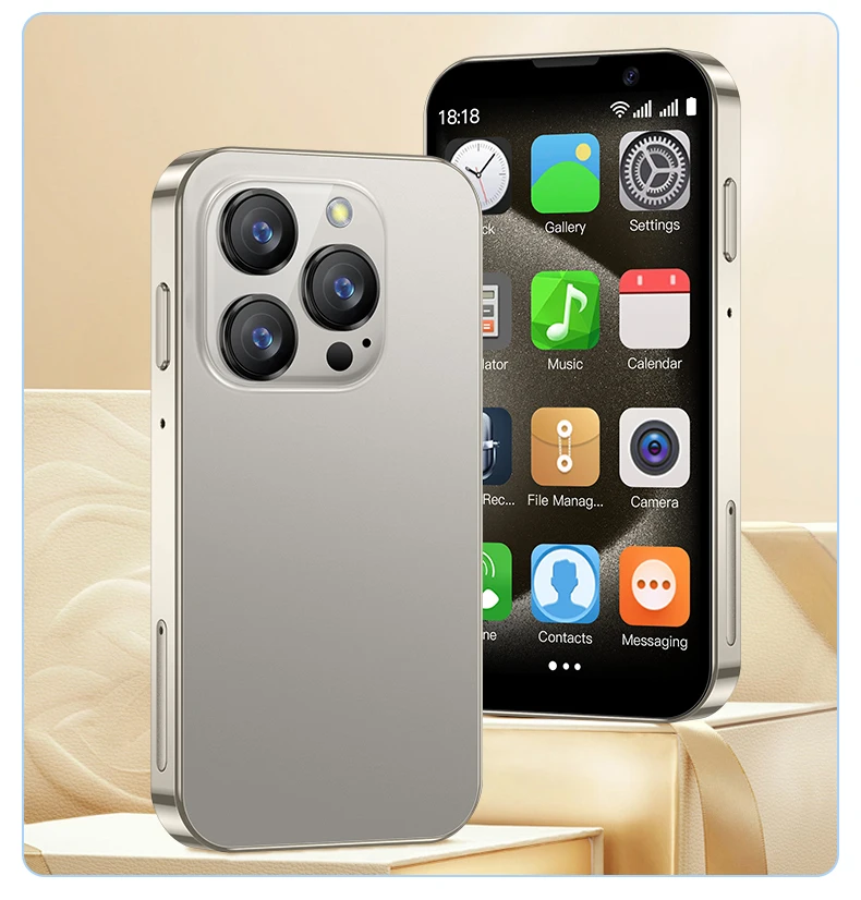 SOYES XS18 Pro Mini Smartphone 2GB RAM 16GB ROM Android8.1 3.0'' With Facial Recognition Dual SIM Standby 3G Network Small Phone