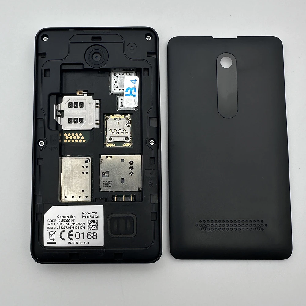 Original Asha 210 Dual-Sim GSM 2G Mobile Cell Phone QWERTY Keyboard Bluetooth Wifi Unlocked Cellphone.Made on 2013 Year