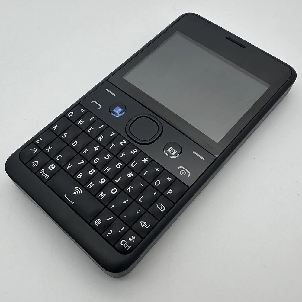 Original Asha 210 Dual-Sim GSM 2G Mobile Cell Phone QWERTY Keyboard Bluetooth Wifi Unlocked Cellphone.Made on 2013 Year