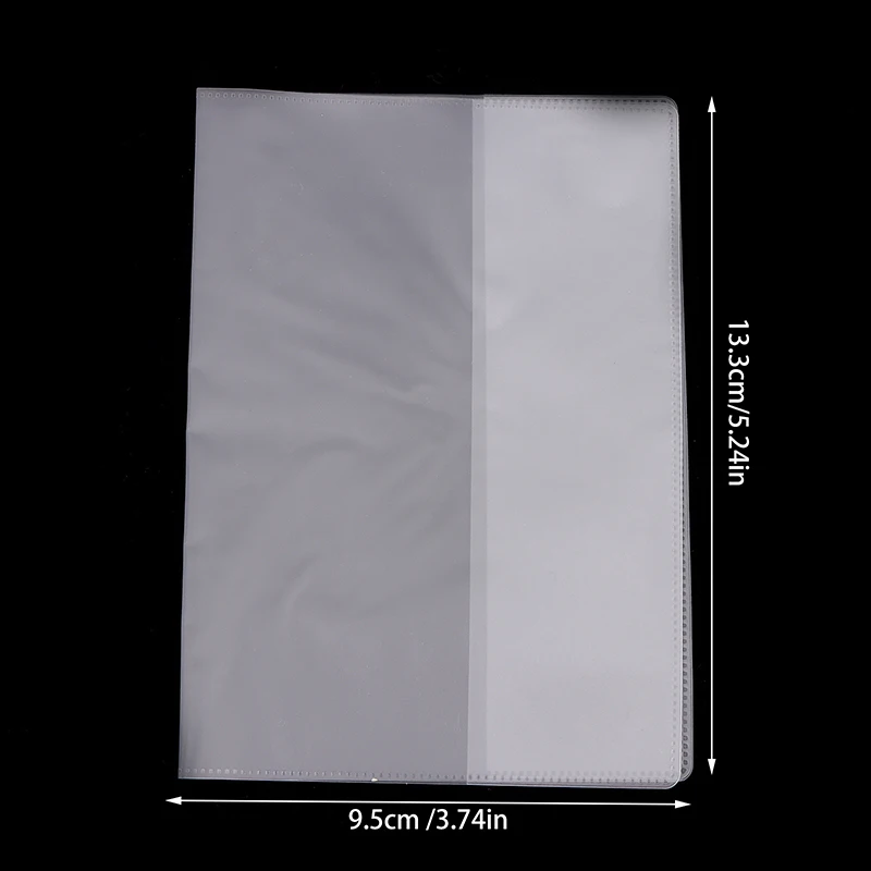 3Pcs Passport Protective Cover Transparent Frosted PVC Material Waterproof Document Case Passport Holder Travel Accessories