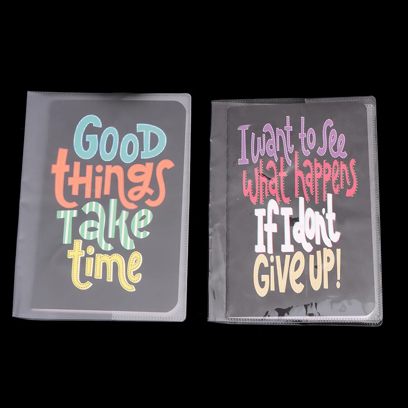 3Pcs Passport Protective Cover Transparent Frosted PVC Material Waterproof Document Case Passport Holder Travel Accessories