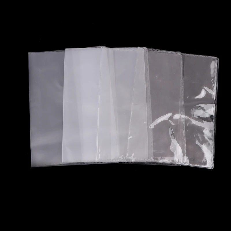 3Pcs Passport Protective Cover Transparent Frosted PVC Material Waterproof Document Case Passport Holder Travel Accessories