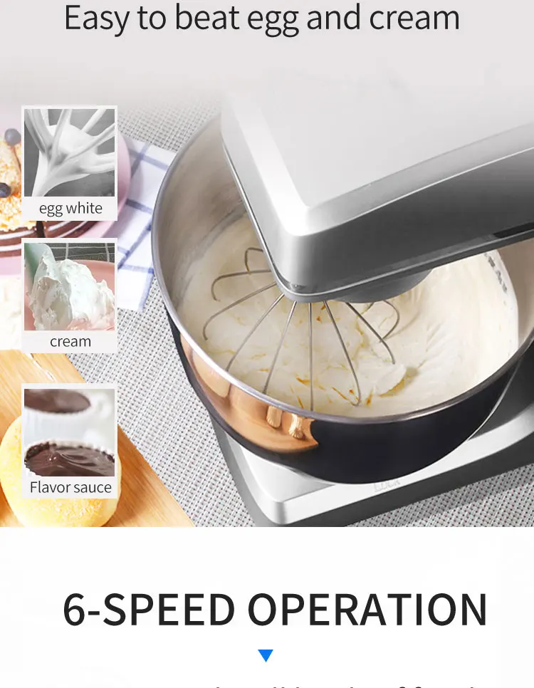 electric kitchen mixer 1500w Stand Mixer 7L Blender dough mixer Egg frother Planetary Mixer food processors home appliance