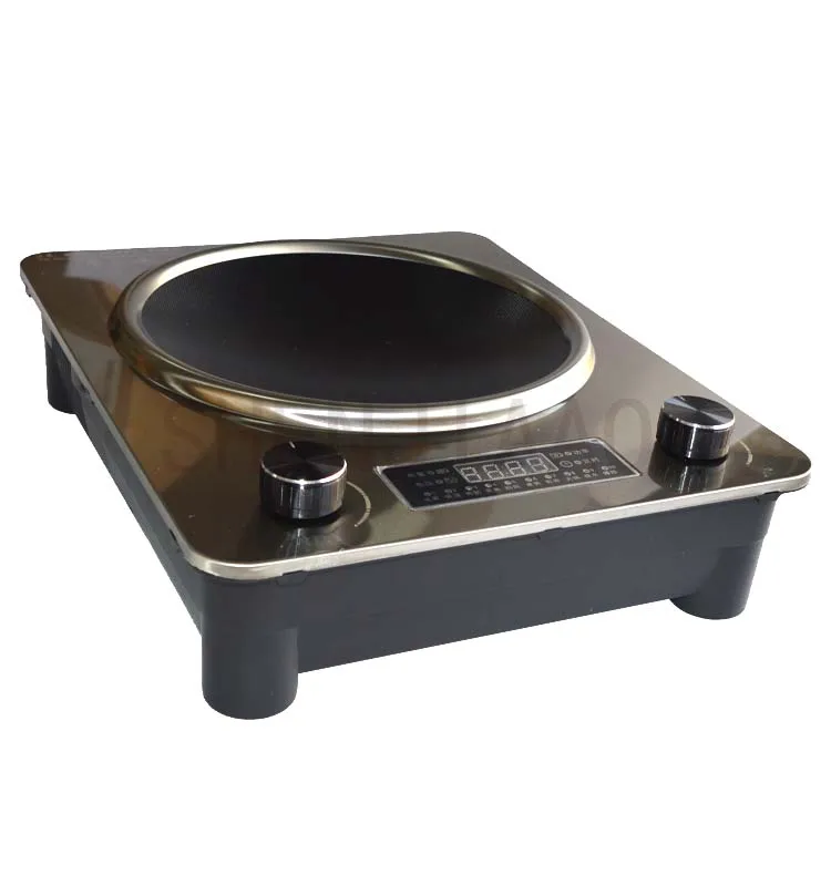 3000W Upgraded Concave Induction Cooker Household Concave Bottom Cooking Pan Integrated Commercial Battery Stove