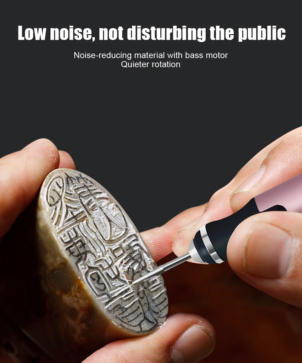 USB Cordless Rotary Tool Set Kit Electric Woodworking Engraving Pen DIY For Jewelry Metal Glass Mini USB Wireless Engrave Tools