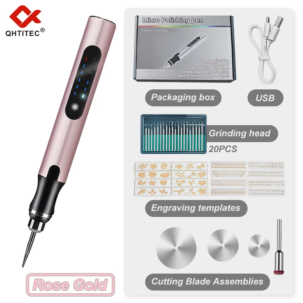USB Cordless Rotary Tool Set Kit Electric Woodworking Engraving Pen DIY For Jewelry Metal Glass Mini USB Wireless Engrave Tools