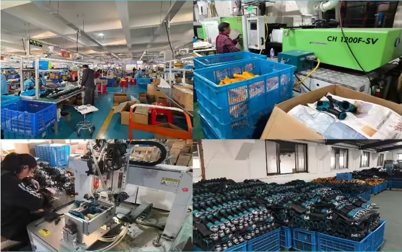 Cordless Power Screw Driver Set Electric Mini Drill Portable Easy to Use Variable Speed 500W Rated Input Power OEM Customizable