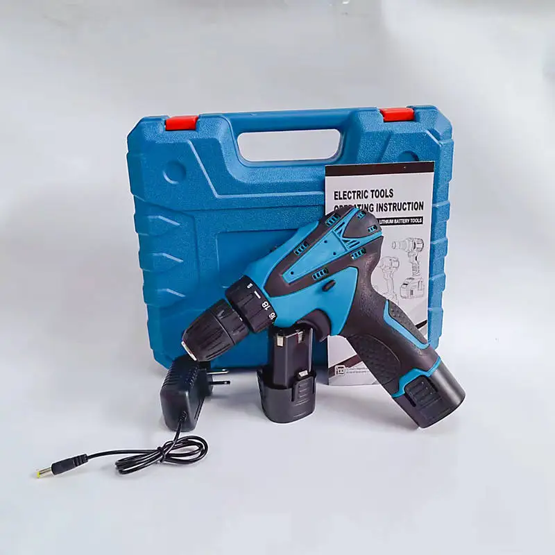 12V Power Electric Power Drill / Professional Electric Cordless Power Tool / Customized Logo Impact Electric Drill Set