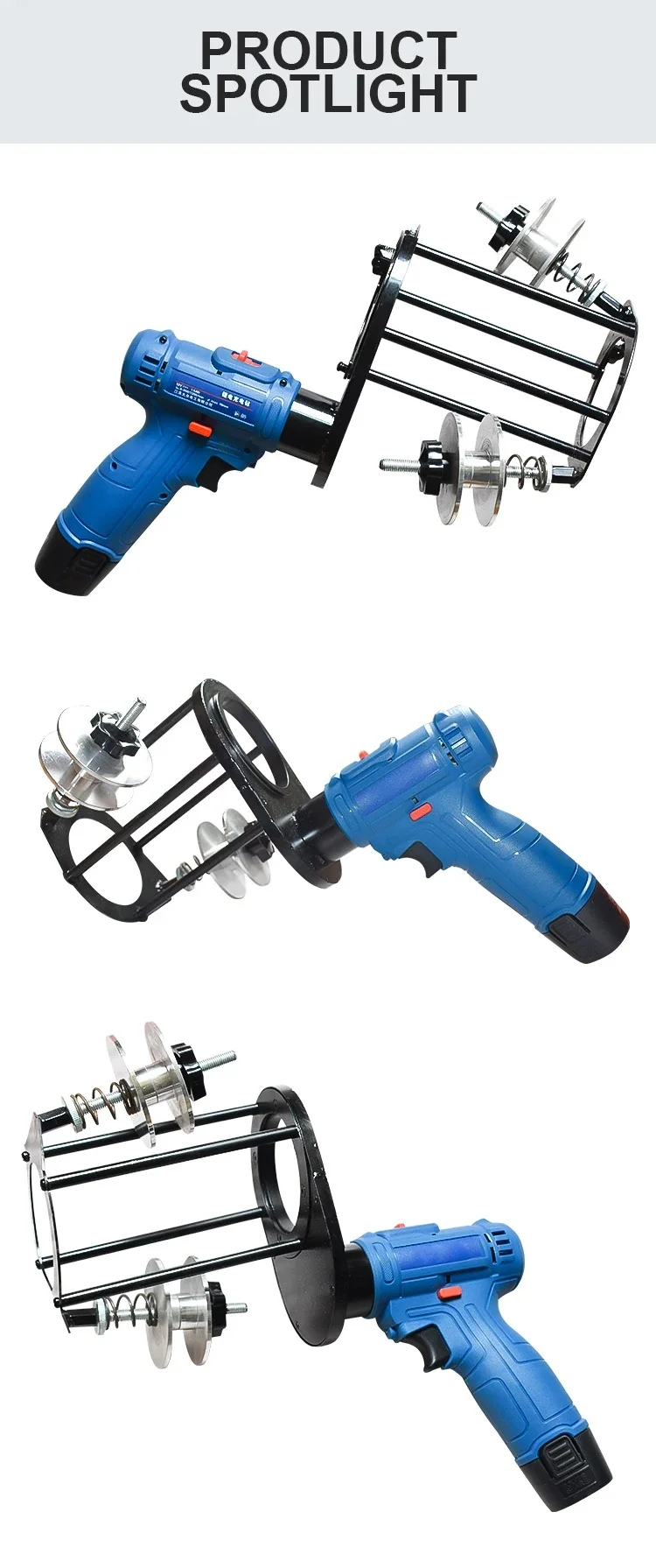 Air conditioning copper pipe wrapping machine electric wrapping artifact wrapping machine fully automatic bundling machine Tool