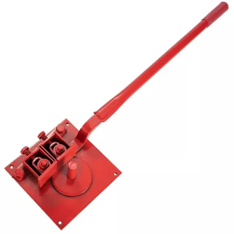 Manual Rebar Bender Portable Heavy-Duty 1-20mm Steel Bar Bending Manual Hand Tool for Construction Folding Multi-Angle Bender