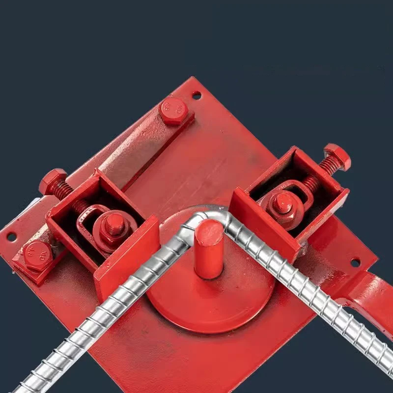 Manual Rebar Bender Portable Heavy-Duty 1-20mm Steel Bar Bending Manual Hand Tool for Construction Folding Multi-Angle Bender