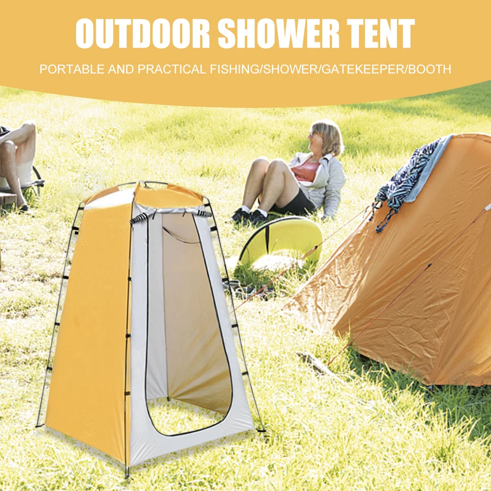 Portable Outdoor Shower Tent Portable Outdoor Shower Bath Changing Fitting Room Tent Shelter Camping Beach Privacy Toilet