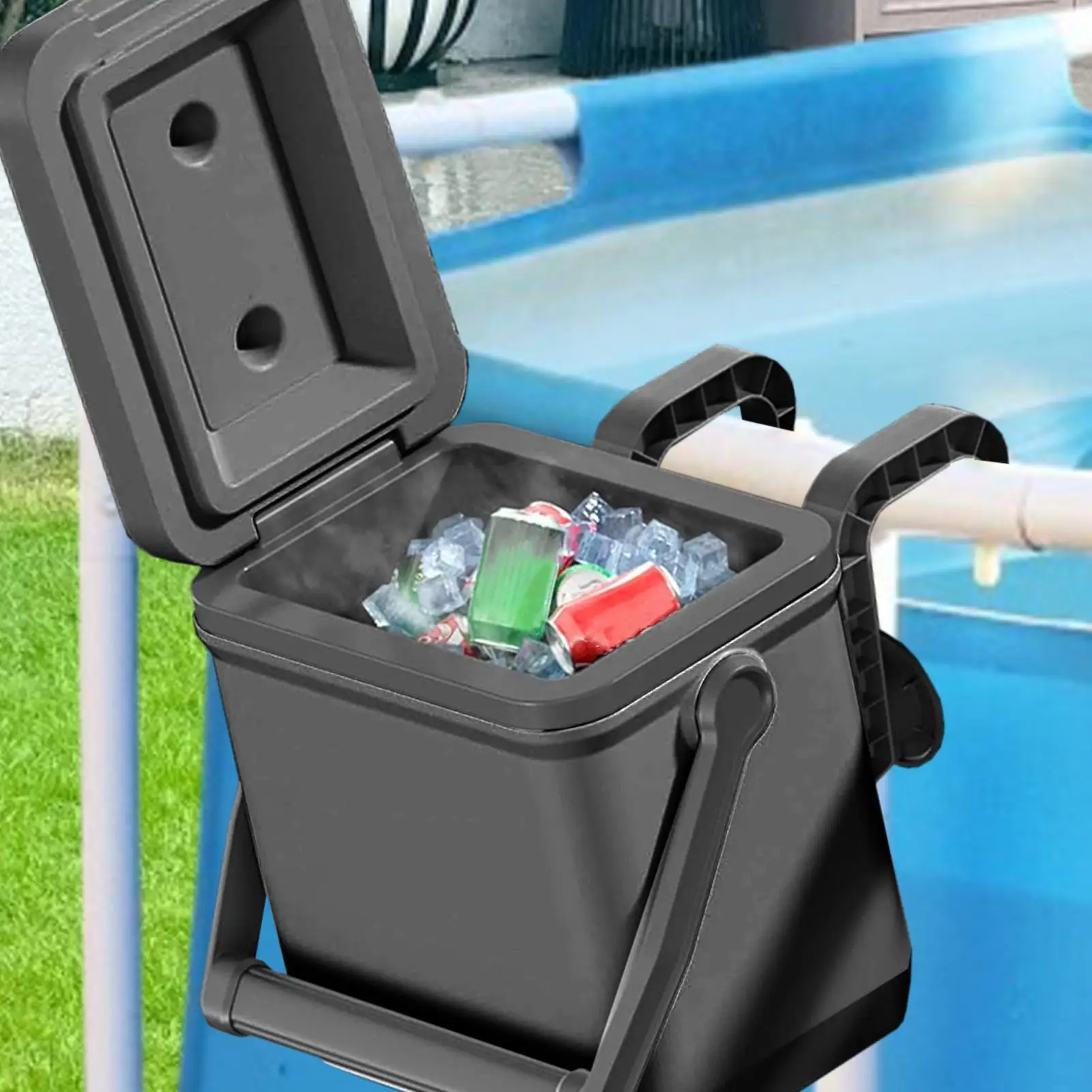 Aboves Ground Pool Cooler Portable Aboves Ground Pool Cooler Large Capacity Waterproof Spa Accessories For Swimming Outdoors