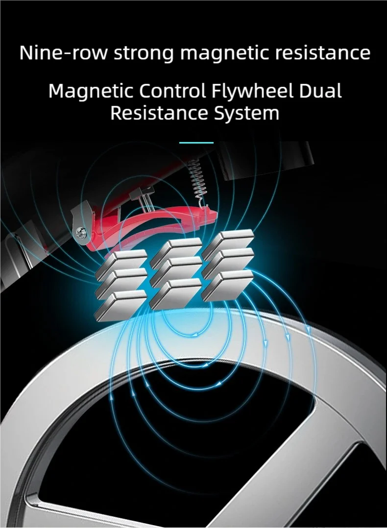 Magnetic Indoor Cycling Bike for Silent Cardio Fitness Exercise Home & Commercial Use Home Gym Systems