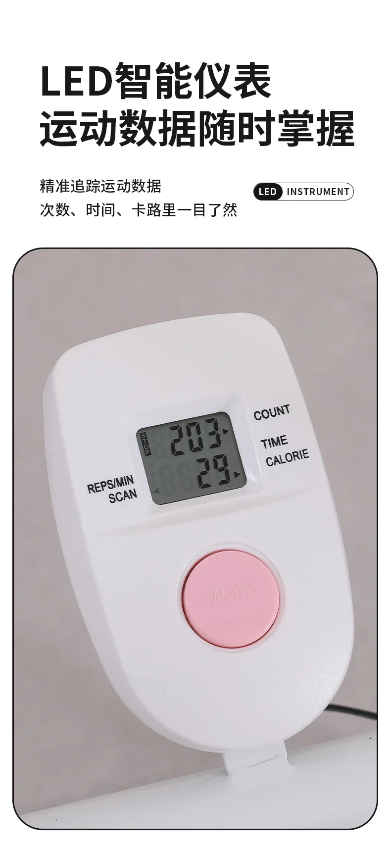 New Home Foldable Stepper Indoor Climbing Machine Stair Exercise Climbing Machine Mountaineering Machine Fitness Equipment