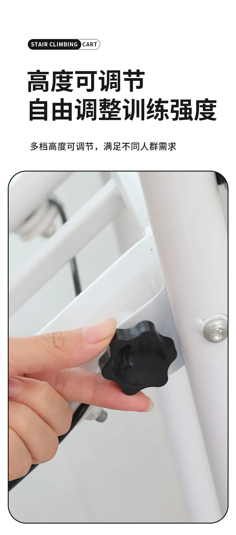 New Home Foldable Stepper Indoor Climbing Machine Stair Exercise Climbing Machine Mountaineering Machine Fitness Equipment