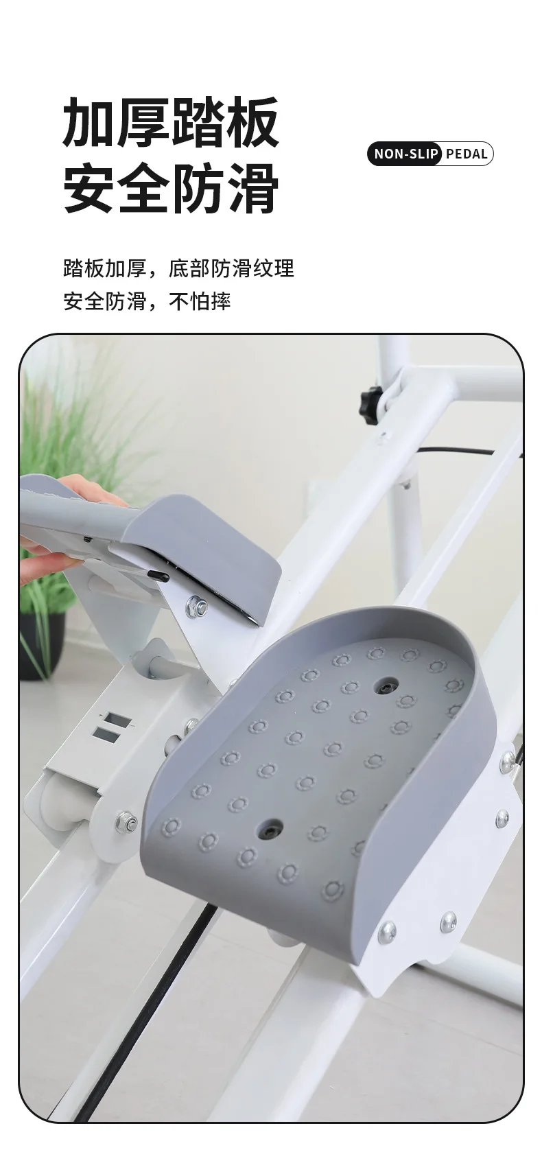 New Home Foldable Stepper Indoor Climbing Machine Stair Exercise Climbing Machine Mountaineering Machine Fitness Equipment