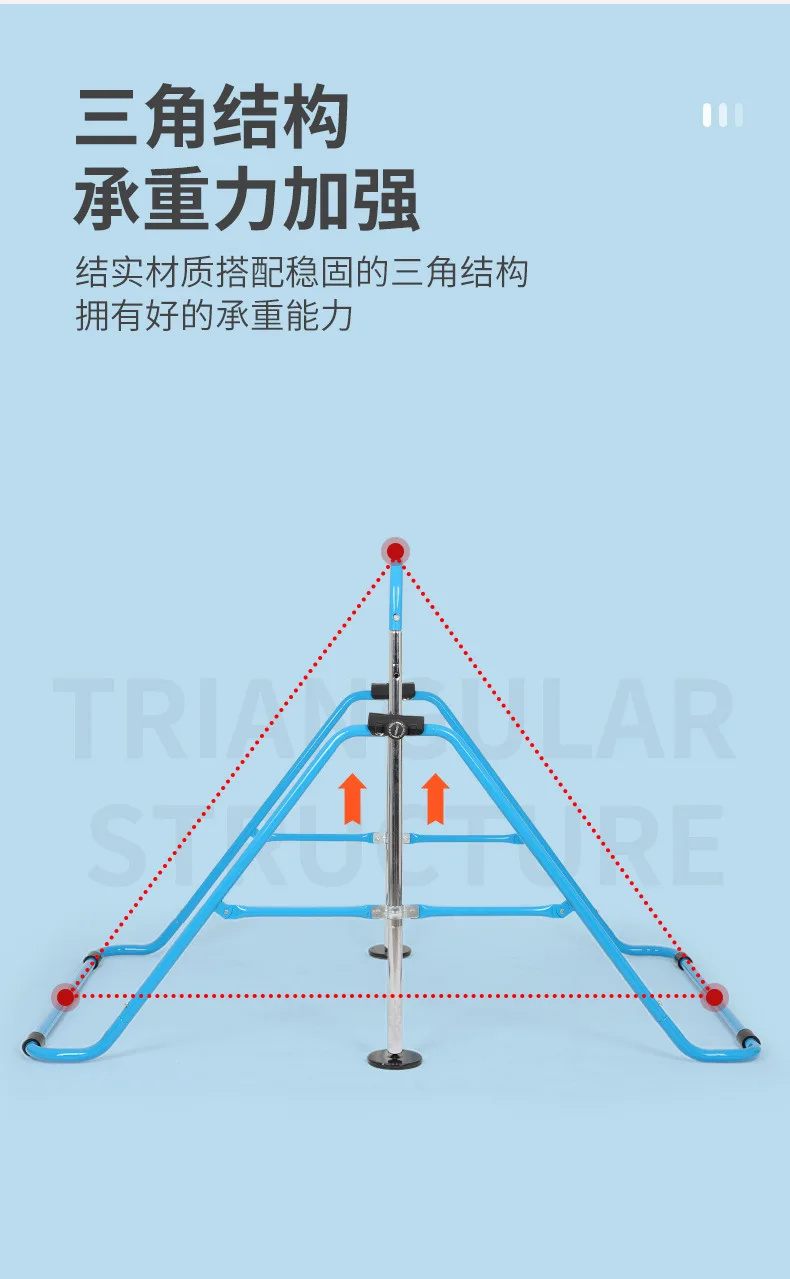 Children's Horizontal Bar Indoor Pull-up Floor Horizontal Single Ba r Equipment Household Horizontal Bar Training Equipment