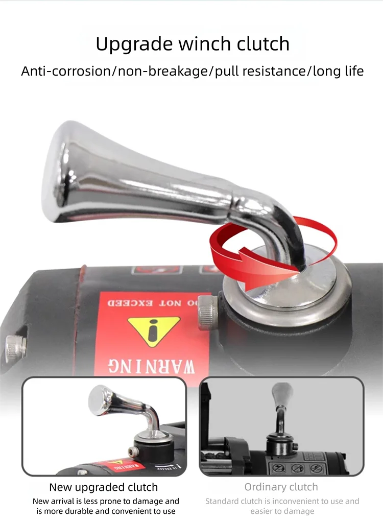 Ztem 13500LBS Electric Truck Winch12v Electric Winch ATV Synthetic Rope with 2 Remote Controls for 4X4 Car Trailer ATV Truck