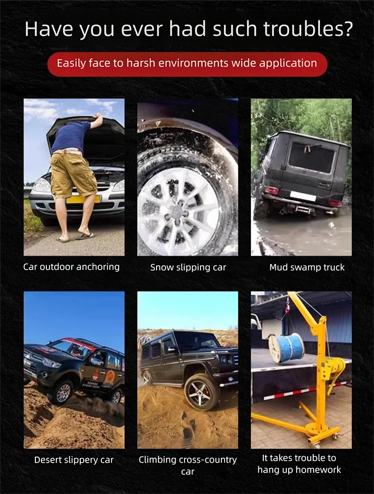 Ztem 13500LBS Electric Truck Winch12v Electric Winch ATV Synthetic Rope with 2 Remote Controls for 4X4 Car Trailer ATV Truck