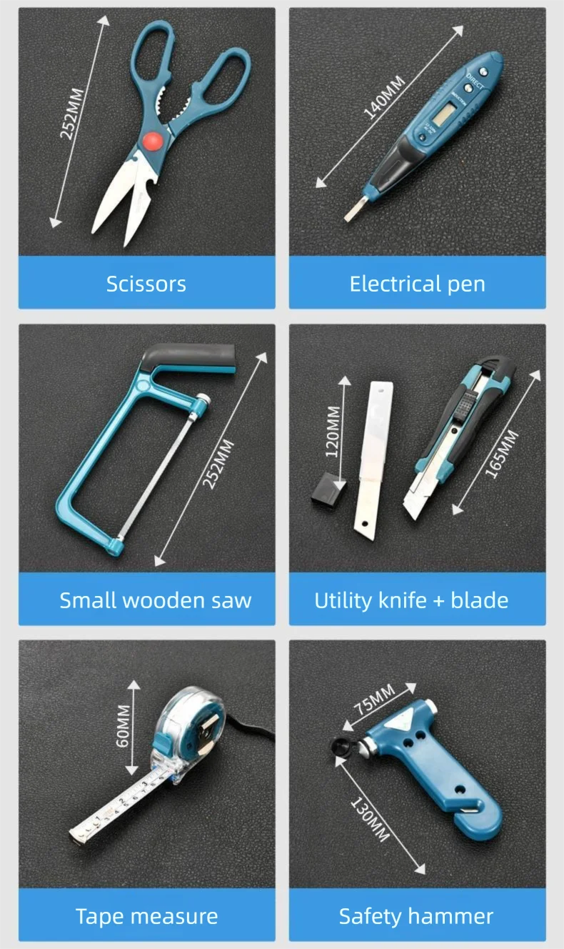 160PCS 115/63/32/19PC High-power Multifunctional Lithium Electric Hand Drill Household Hardware Tool Combination Handheld Drill