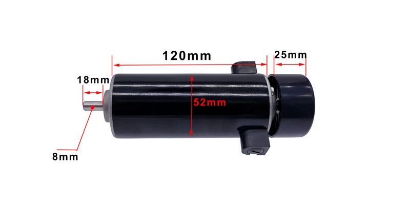 1PCS 800W air cool spindle DC 110V 20000rpm CNC engraving machine tool Replaceable carbon brush spindle motor