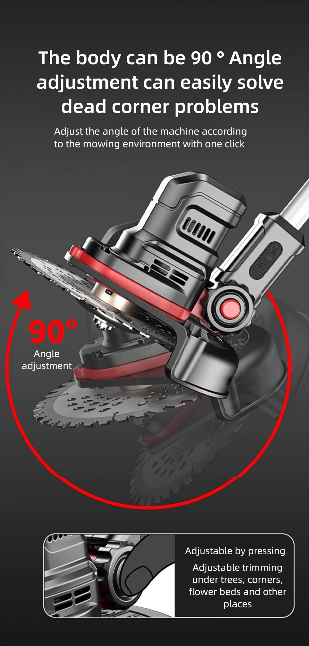 Electric Lawn Mower Multifunctional Agricultural Lawn Mower Small Household Rechargeable Lithium Battery Weeding Machine