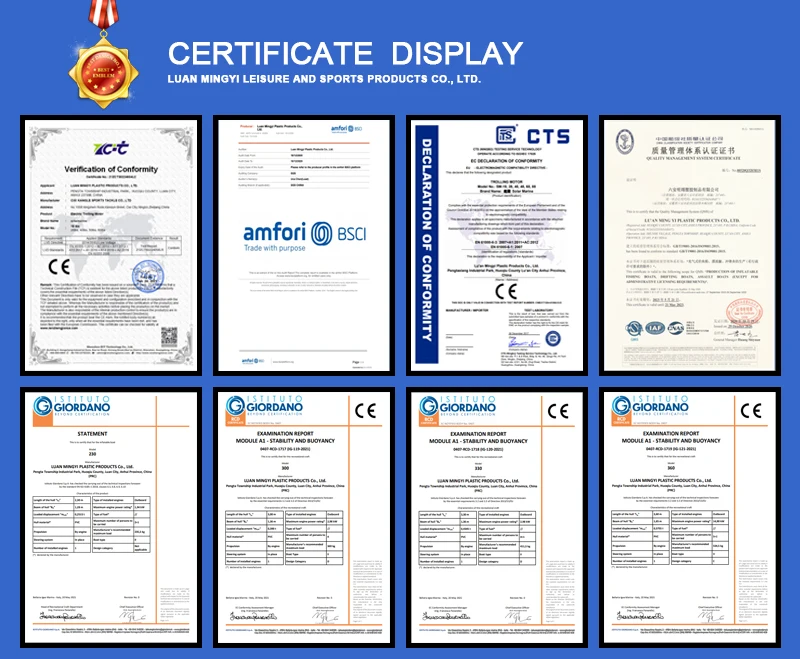 SOLAR MARINE 2.7M PVC Inflatable Assault Fishing Boat Racing Boats and Kayak Safety Portable IB for Adult Outdoor Watersport