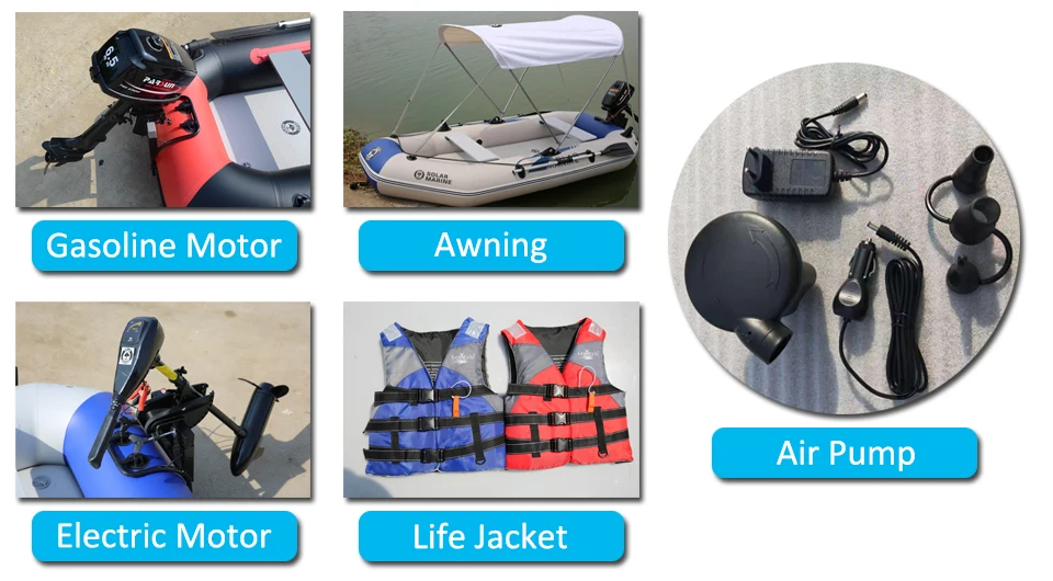 SOLARMARINE Inflatable Racing Boat, PVC Material, Laminated Wear-Resistant, Fishing Kayak, Oars Pump, 0.7mm, 200cm, 2 Persons