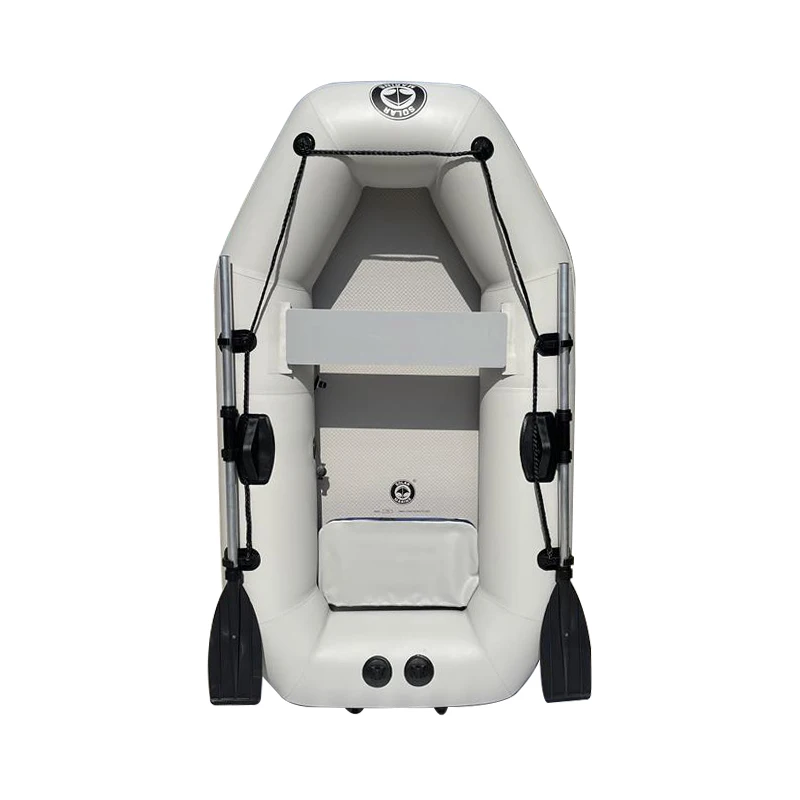 SOLARMARINE Inflatable Racing Boat, PVC Material, Laminated Wear-Resistant, Fishing Kayak, Oars Pump, 0.7mm, 200cm, 2 Persons