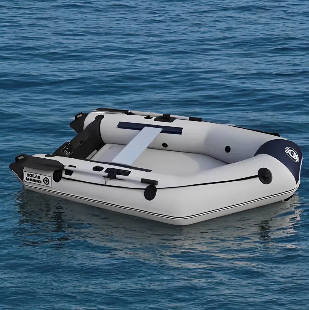 2.7M 8.8FT Air Deck Floor Portable PVC Inflatable Fishing Boat for Adult Surfing Kayak and Racing Boats for the Sea Accessories