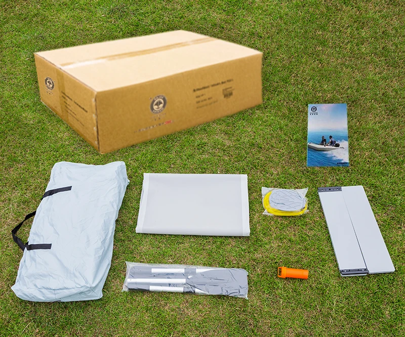 2.7M 8.8FT Air Deck Floor Portable PVC Inflatable Fishing Boat for Adult Surfing Kayak and Racing Boats for the Sea Accessories