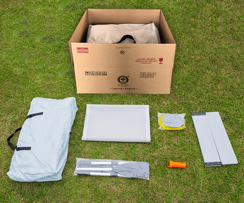 Solarmarine B230-3 PVC Inflatable Fishing Boat, Racing Kayak, Canoe with Free Accessories for Outdoor Water Sports, 3 Person